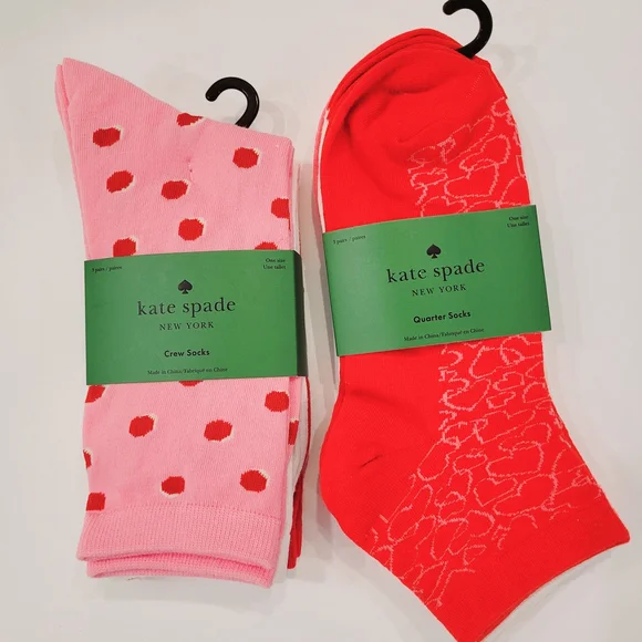 Kate Spade Socks Six Pairs - Picture 1 of 4
